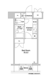 コンフォリア芝浦キャナルの物件間取画像